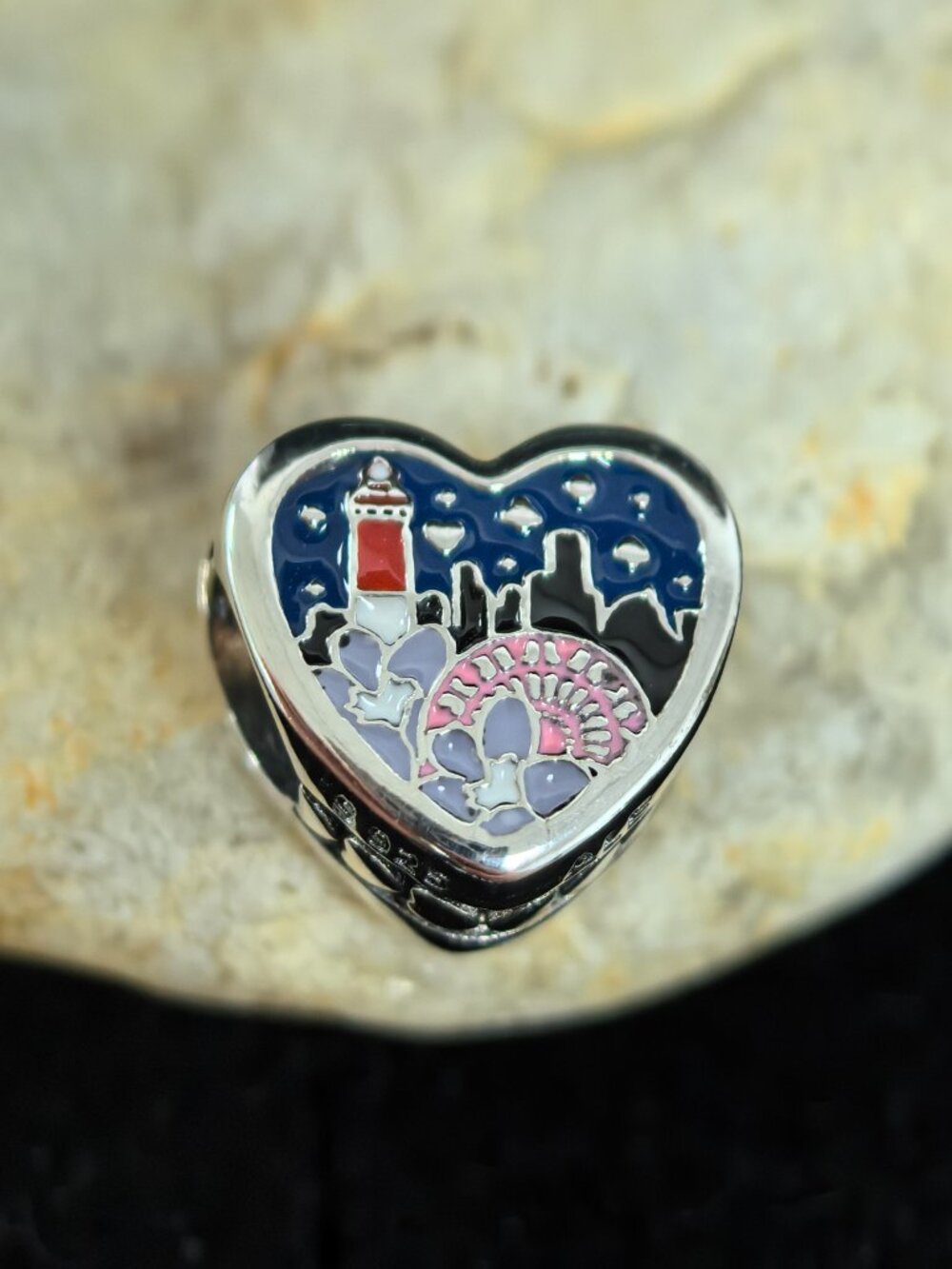 Pandora NJ Jersey Girl Charm Exclusive Charm, S925 Silver Jewelry (Women's)